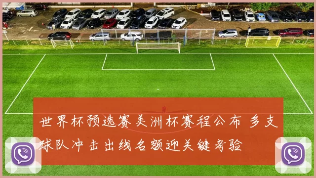 世界杯预选赛美洲杯赛程公布 多支球队冲击出线名额迎关键考验